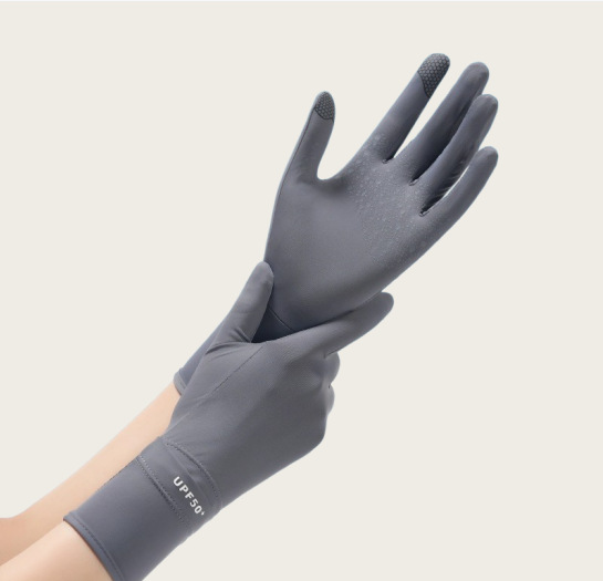 Sun Protection Sleeves, Summer Sun Protection Gloves for Women, Anti-Uv Long Gloves for Driving, Non-Slip, Breathable, Outdoor Cycling Arm Protectors