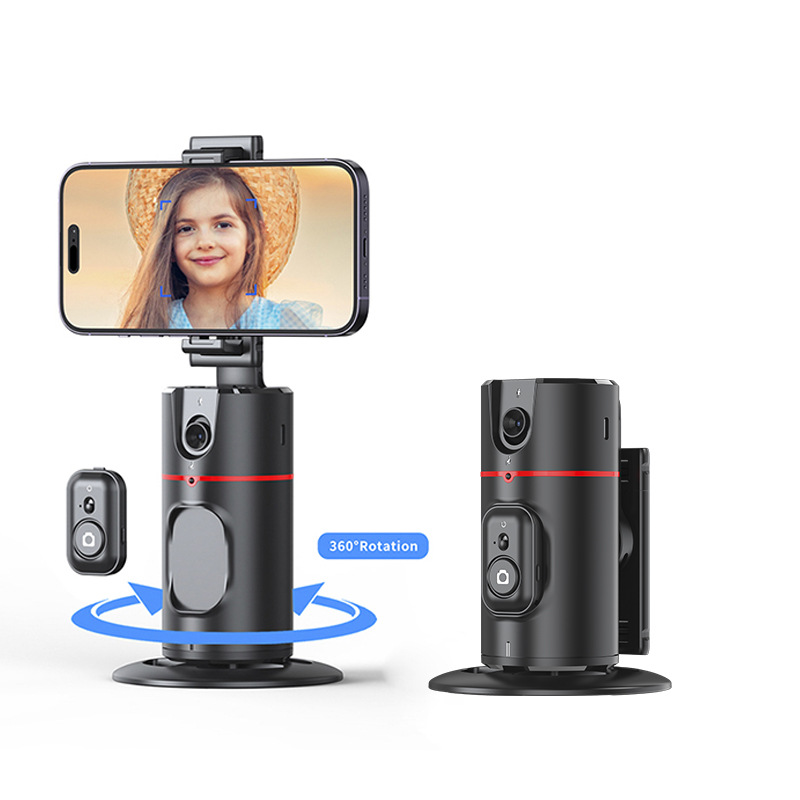 P02 Phone Tracking Gimbal Automatic Floor-Standing Live Streaming Phone Holder Desktop Stabilizer Face Tracking