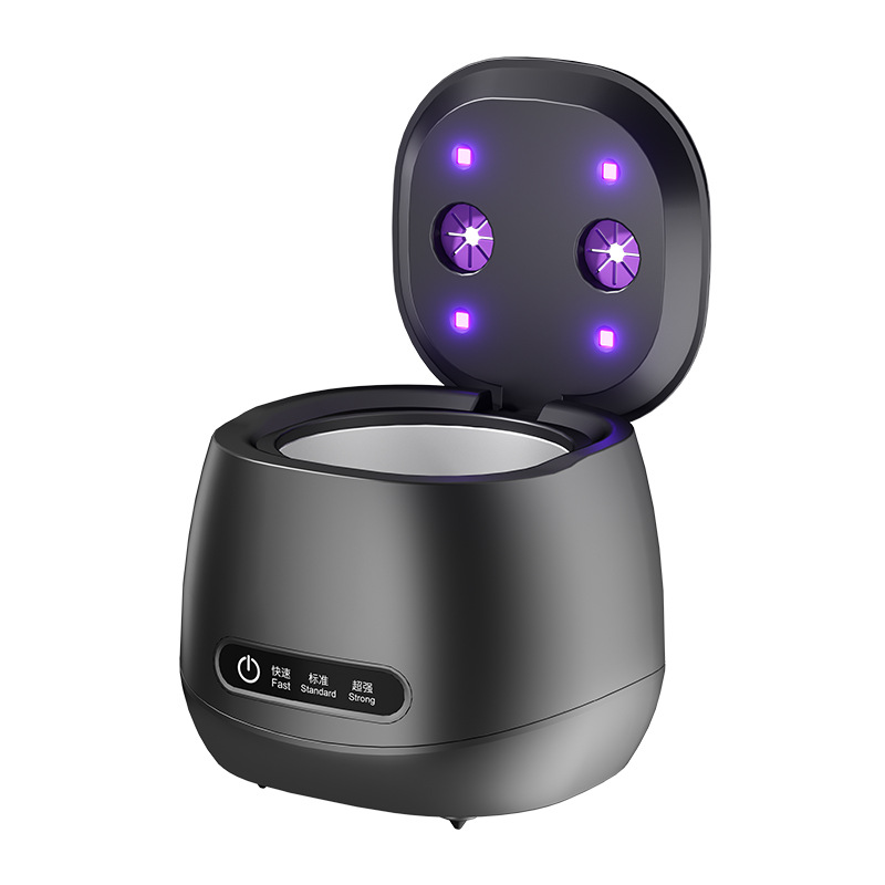 New Ultrasonic Dental Cleaning Machine Set Home Use Invisible Retainer Orthodontic Cleaner Retainer Box Ultraviolet