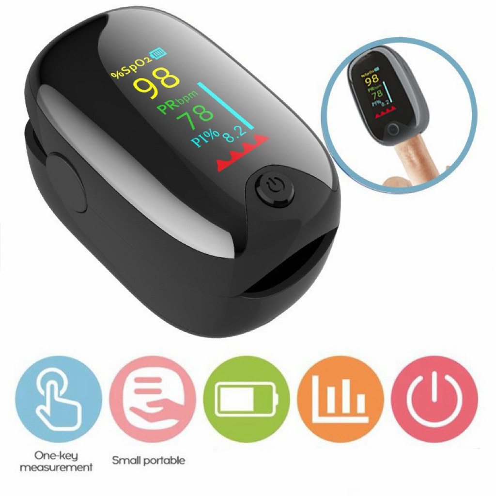 Panda Oximeter AD901 Finger Clip Pulse Oximeter Diamond Blood Oxygen Detector Oximeter