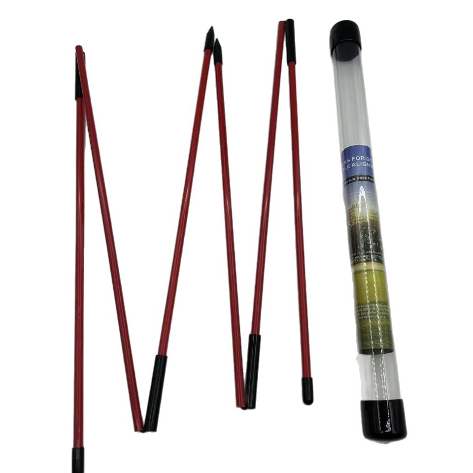 Custom golf direction rod indicator rod training aid practice rod foldable marker training correction practice rod
