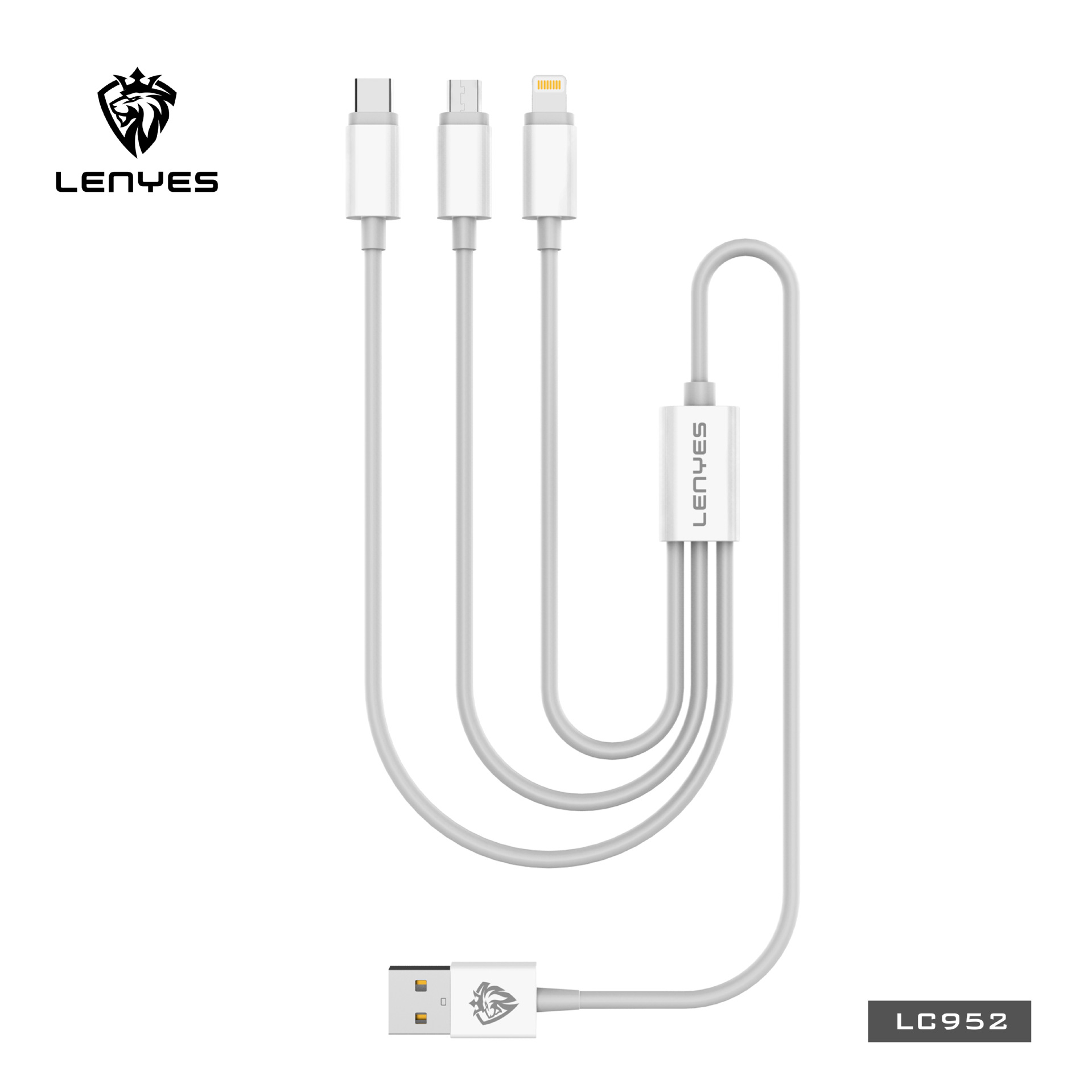 LC952一拖三/1.2米白色