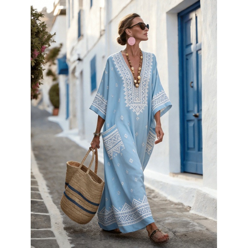 2025 Independent Station New Women's Animal Print Casual Dress