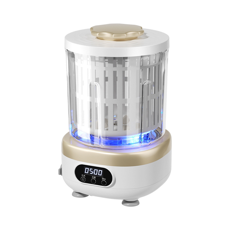 New Mini Wireless Underwear Small Fully Automatic Washing Machine Wash and Spin一体 Type-C Dormitory Travel