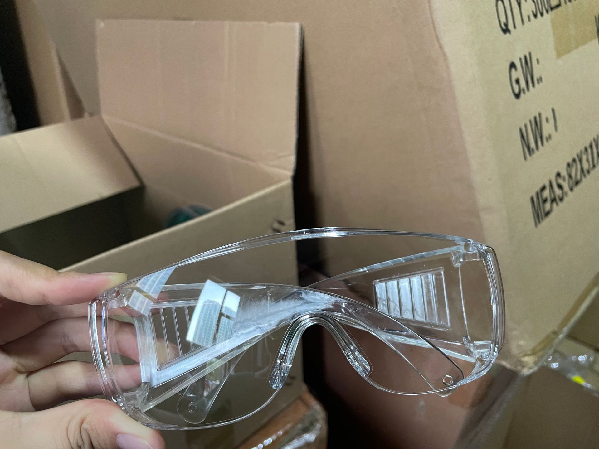 Rafting goggles equipment windproof can be worn with glasses anti-dust non-fog protective water fight special