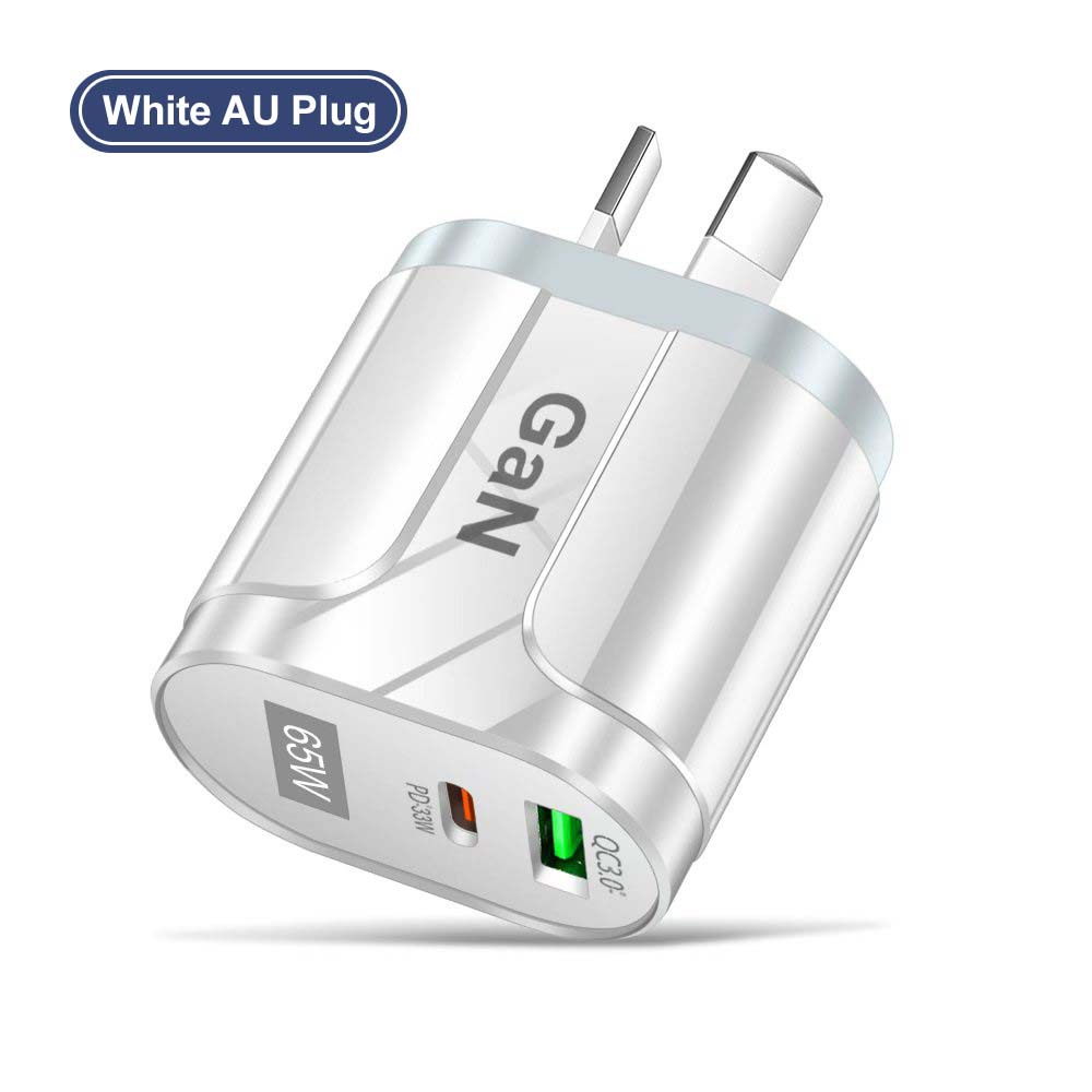Australia Standard GaN 65W GaN PD Fast Phone Charger Laptop Adapter