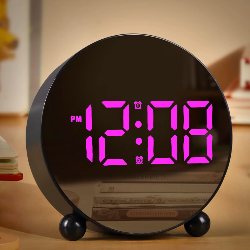 Simple alarm clock LED electronic clock children's home electronic clock bedside clock temperature clock student alarm clock
