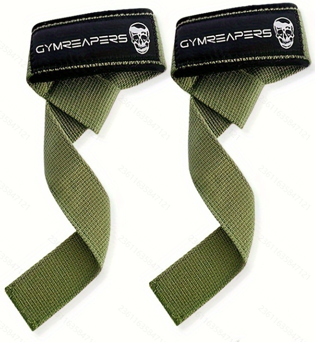 2PC deadlift wrist strap, neoprene cushion wrist pad, anti-slip silicone grip strap, elastic band