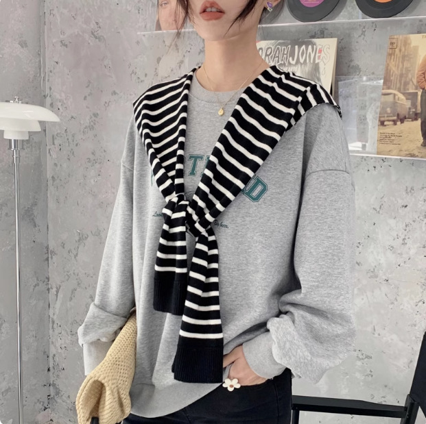 Knitted small shawl for women, spring/autumn/summer air-conditioned room neck protection cape, thin outerwear matching skirt shirt
