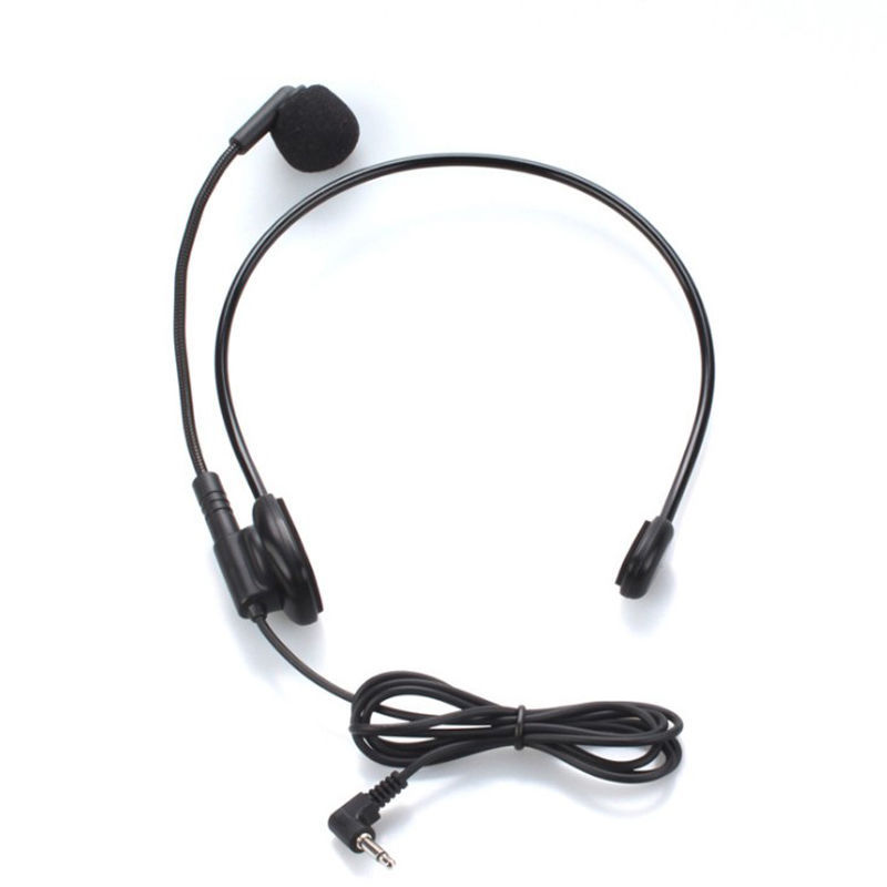 Multifunctional Teacher Amplifier Small Bee Headset Headworn Microphone Wired Headphone Amplifier Rotating Colorful Talk Mic