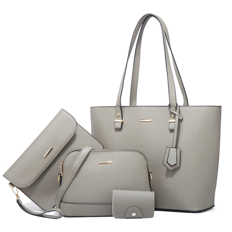 Women's bag celebrity shoulder handbag 2026 new large capacity crossbody four-piece set mother-child bag