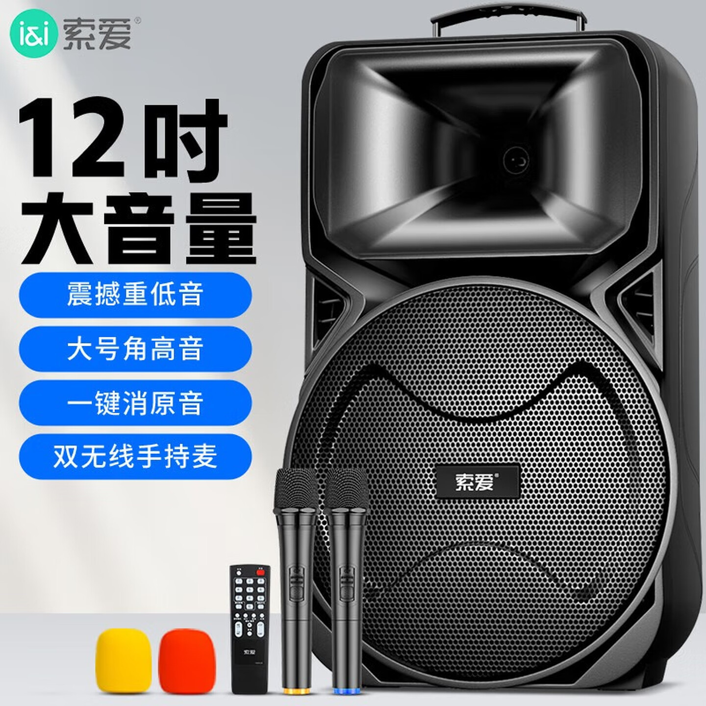 12英寸+双话筒