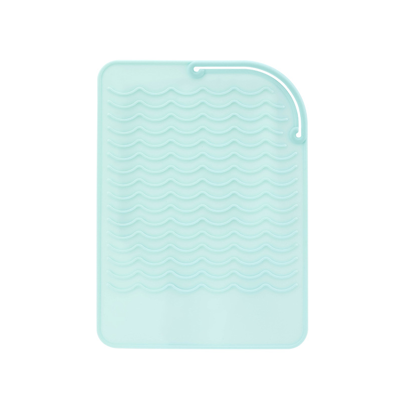 Curling iron portable straightener curling iron silicone storage heat pad electric curling iron large curl styling tool silicone pad