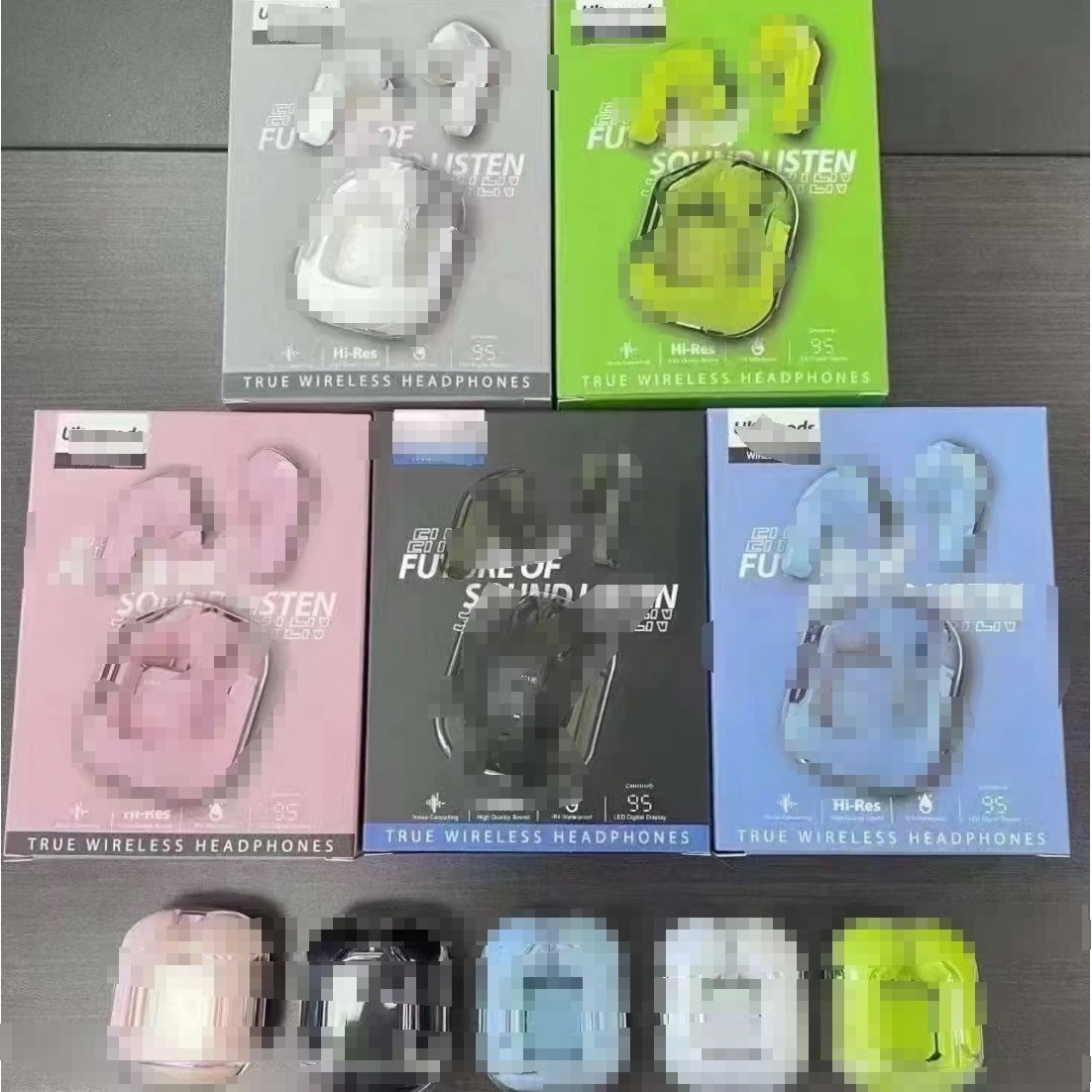 Wireless Bluetooth Headset Air39 Transparent HK6 Battery Digital Display In-Ear HK3 Transparent First and Second Generation Headset