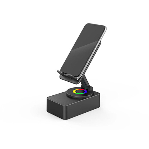 Power Bank Phone Tablet Stand 360 Rotating Desktop Three-in-One Wireless Bluetooth Speaker