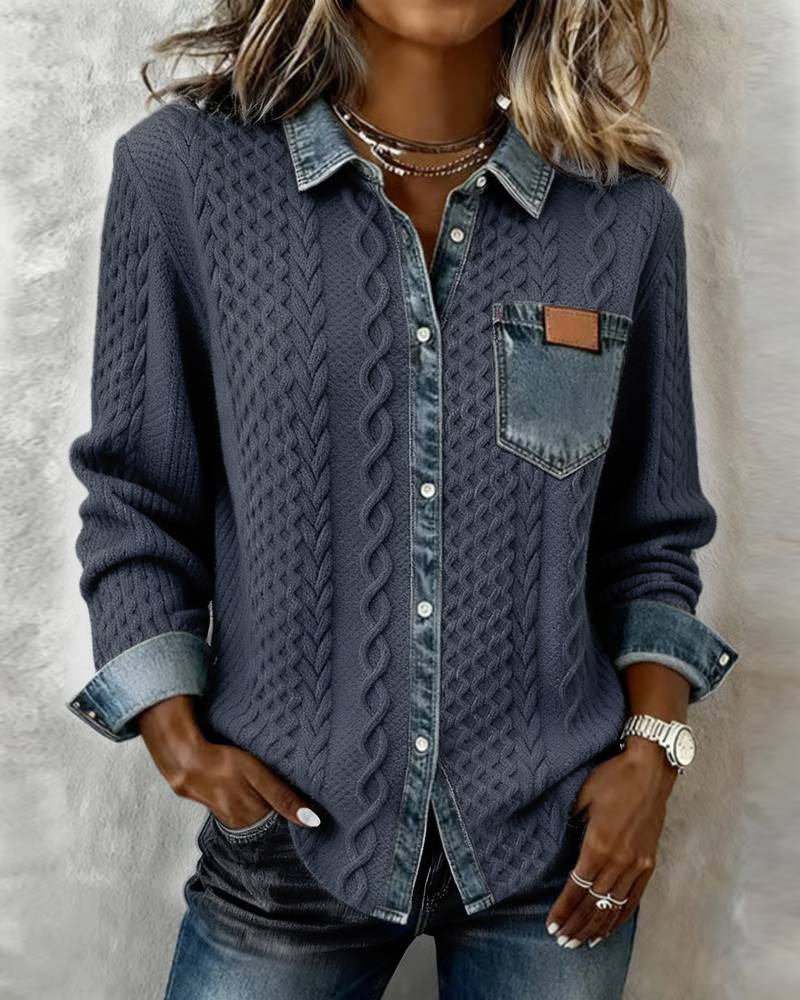 2025 Independent Station Summer Women's Plaid Print Long Sleeve Shirt