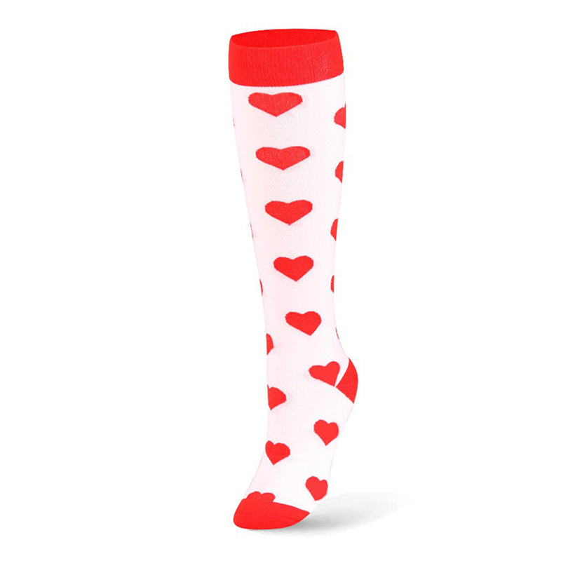 Amazon Cross-Border Spot More Than 200 Styles, Fashionable Long-Tube Men's and Women's Pressure Sports Socks, Sports and Outdoor Compression Socks