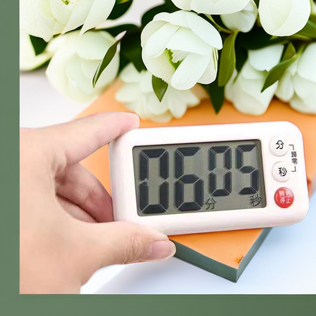 Student timer, Japanese komeki magnetic kitchen baking timer, second reminder, fitness countdown timer