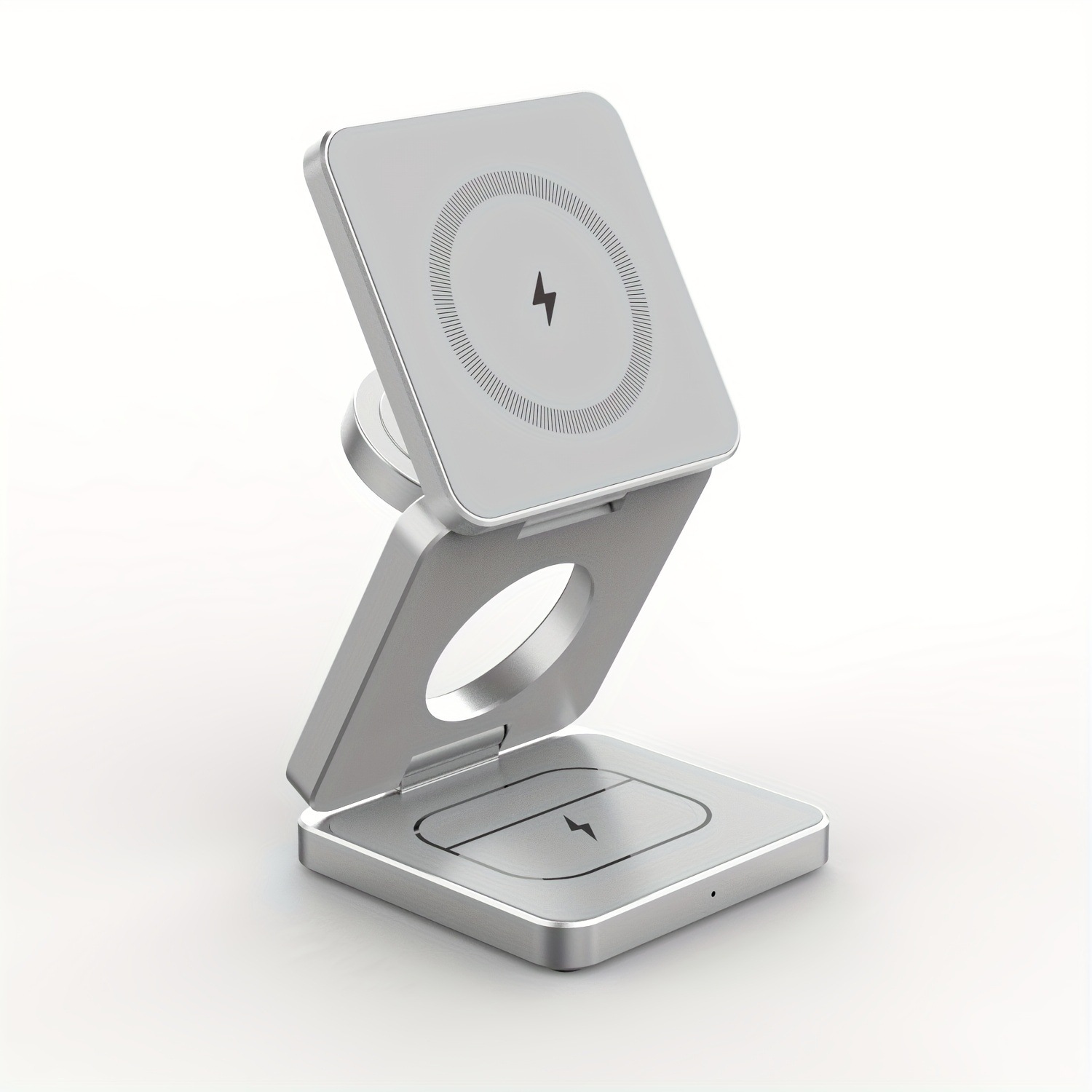 3-in-1 Magnetic Foldable Wireless Charger for Apple Phones, Earphones, Watch
