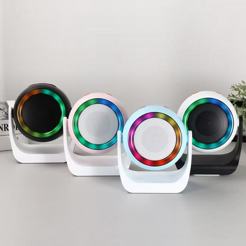 Wireless Bluetooth Speaker Small Steel Cannon Outdoor Home High Power Bass Wall-mounted Commercial Small Desktop Speaker