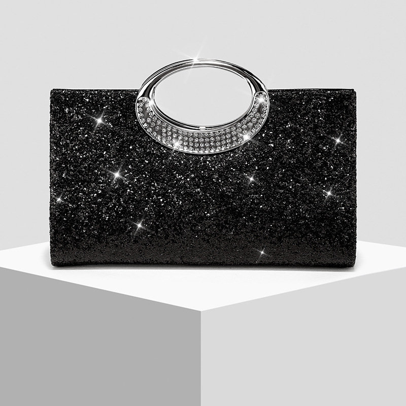 Temuxiyin new evening bag shiny handbag rhinestone banquet handbag dress