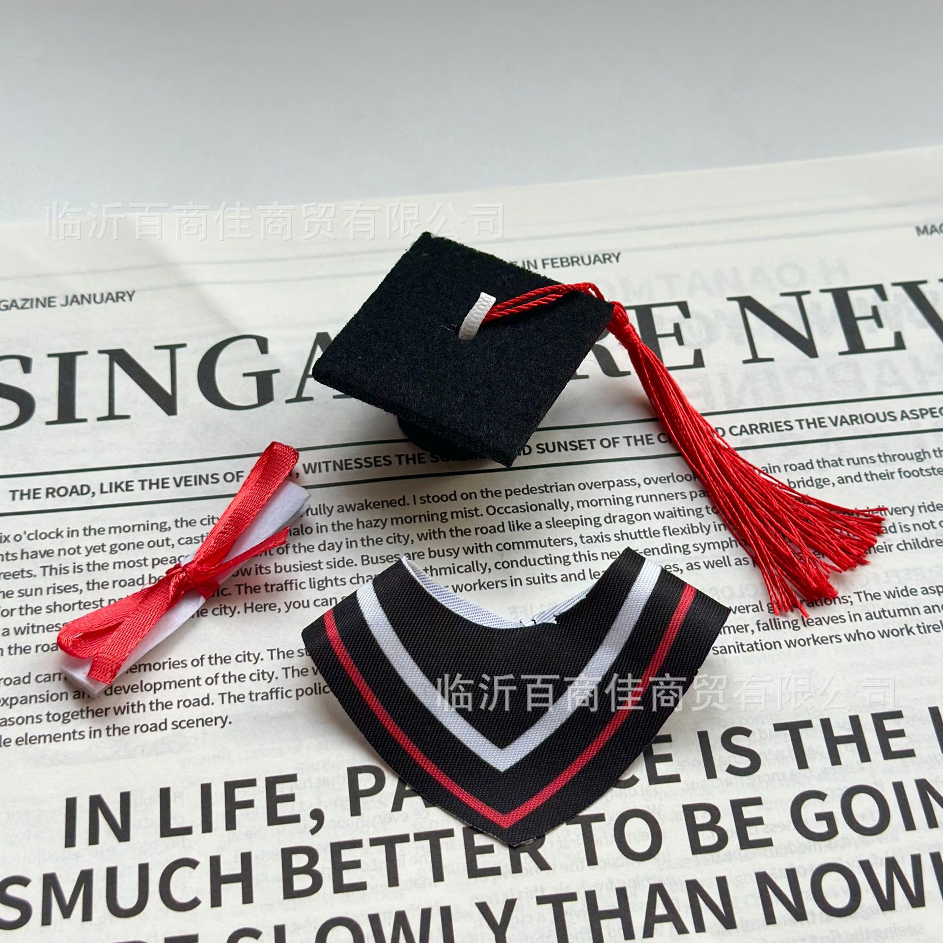 15CM doctoral uniform graduation bear plush toy teddy bear graduation souvenir with doctoral cap scarf doll clothes