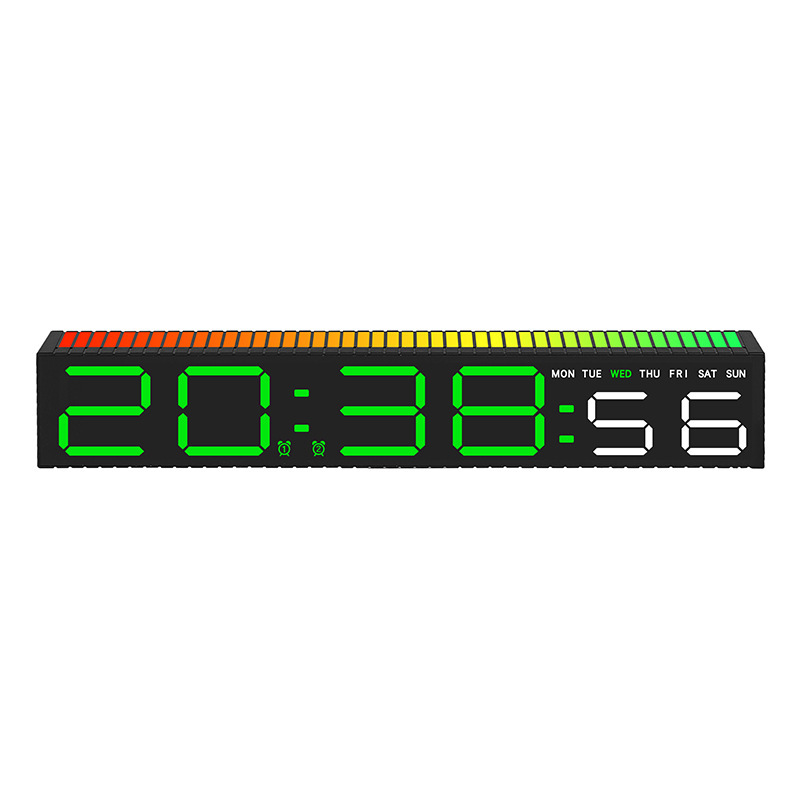 LED Electronic Clock Simple Alarm Clock Pickup Light Clock Electronic Clock Bedside Ornament 5517