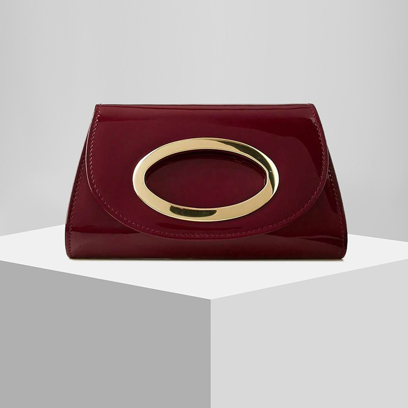 New Shiny Ring Decoration Banquet Bag Evening Bag Clutch Chain Bag Dress Bag Wedding