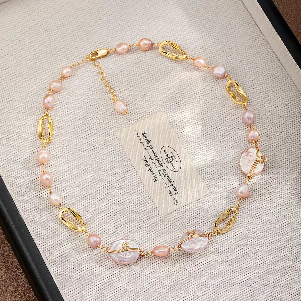 Freshwater Pearl Necklace Niche Sweater Chain Pearl Jewelry Necklace Feel