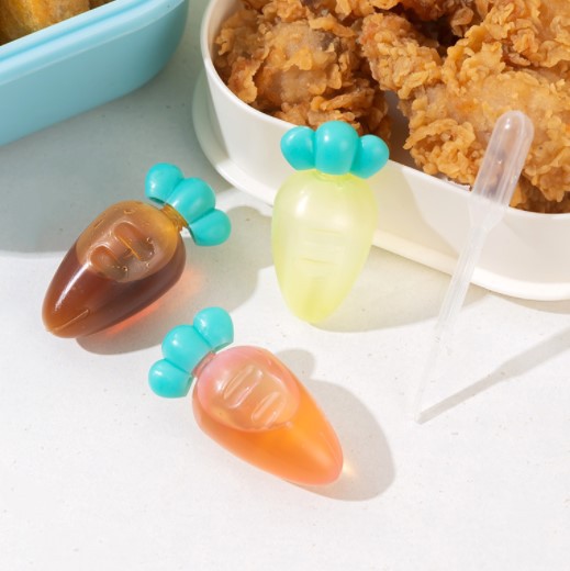 Mini portable sauce bottle bento salad dressing ketchup split bottle plastic seasoning squeeze bottle