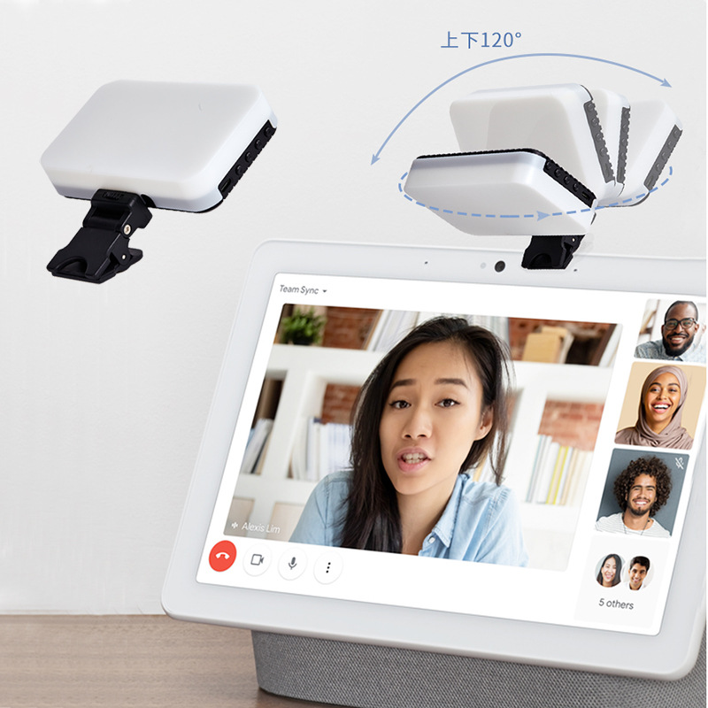 Tablet Pad Computer Fill Light Square Portable Video Conference Online Teaching Vlog Photography Video Live Streaming Light