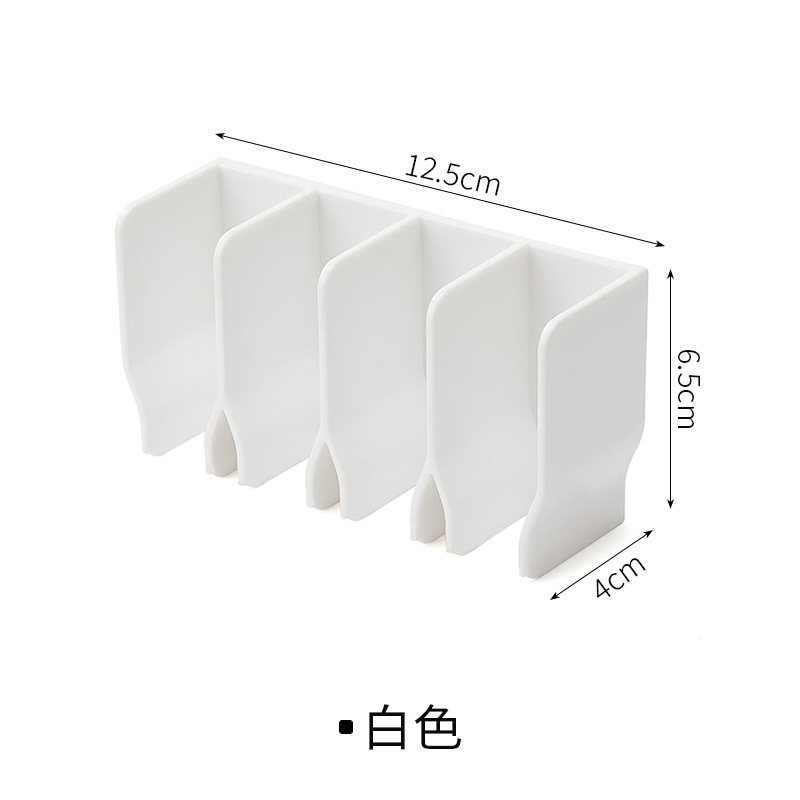 Wall-Mounted No-Drill Bathroom Facial Cleanser Storage Rack Cosmetic Organizer Mirror Cabinet Toothpaste Drain Holder