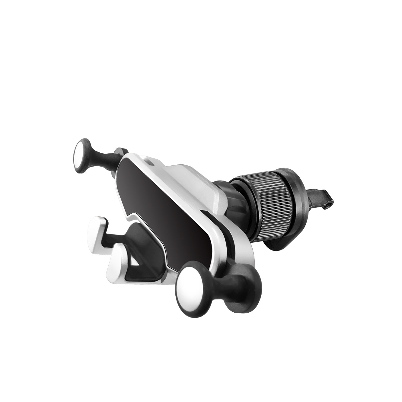 Car phone holder air vent phone navigation holder gravity retractable auto lock phone mount car new