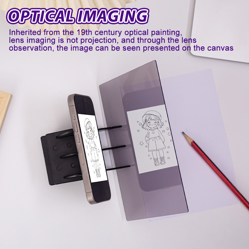 Drawing optical tracing copy table, anime drawing tool, sketch draft tracing stand, universal for mobile phone and tablet