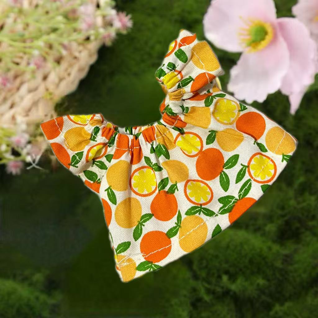 New Polka Dot Floral Dress Doll Clothes 10cm-15cm Wallace and Gromit Plush Toy Dress Costume Accessories