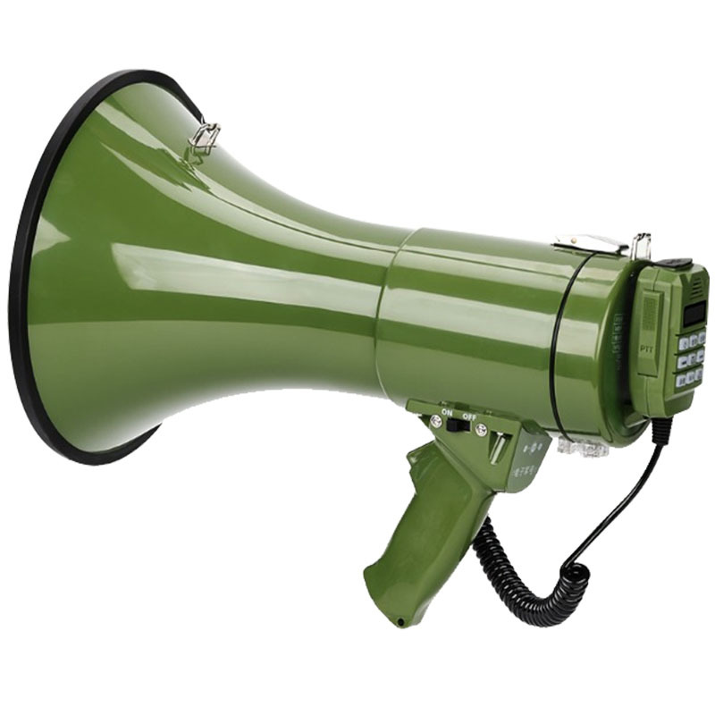 100W high power handheld shouting horn super long recording support bluetooth wireless multifunctional horn