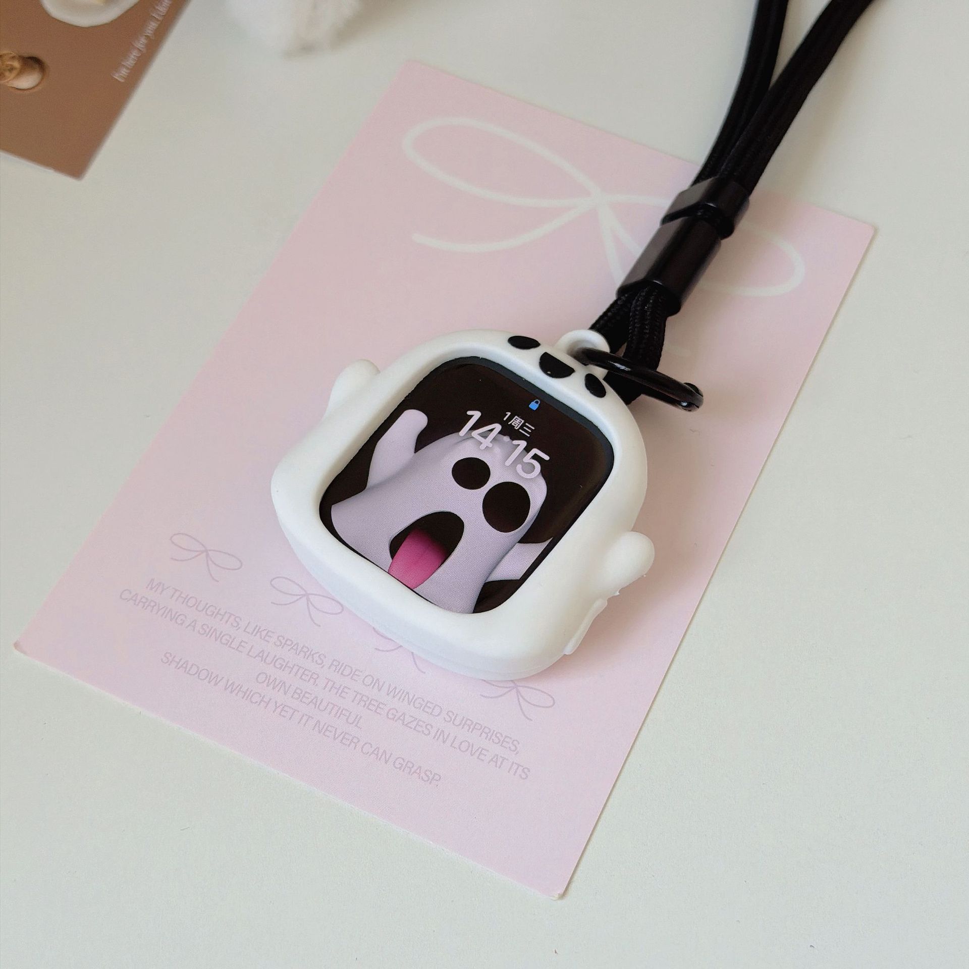 Glow in the dark ghost compatible Apple watch Apple watch S11/10/9 protective case iWatch Ultra soft case