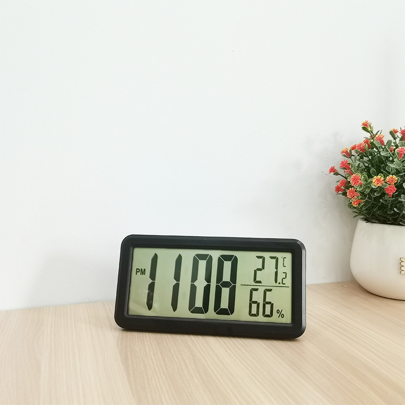 Simple electronic alarm clock smart student children clock digital perpetual calendar desktop clock wall hanging alarm clock
