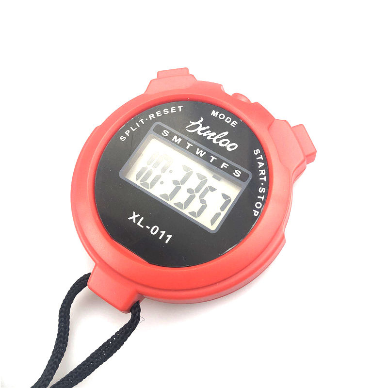 XL-011 Electronic Stopwatch Digital Display Single Channel Stopwatch Student Running Fitness Training Coach Referee Timer