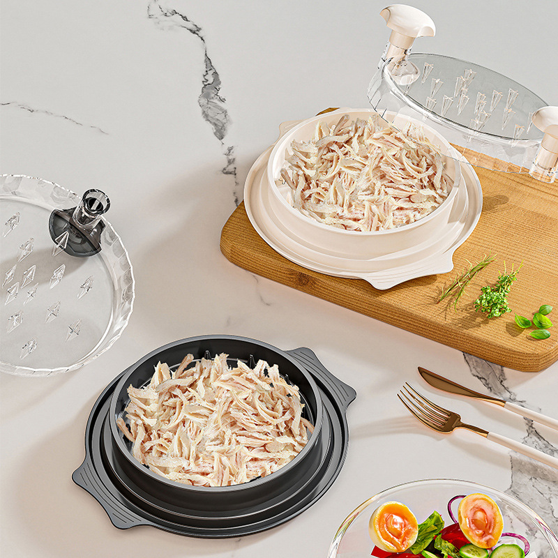 Chicken Shredder Machine with Transparent Lid