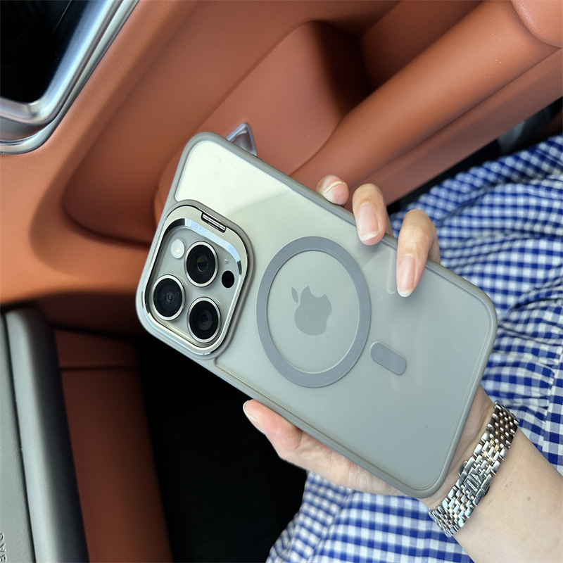 Compatible with Apple 17 Pro Max phone case iPhone 15/14 same color lens film U1 invisible bracket with magnetic