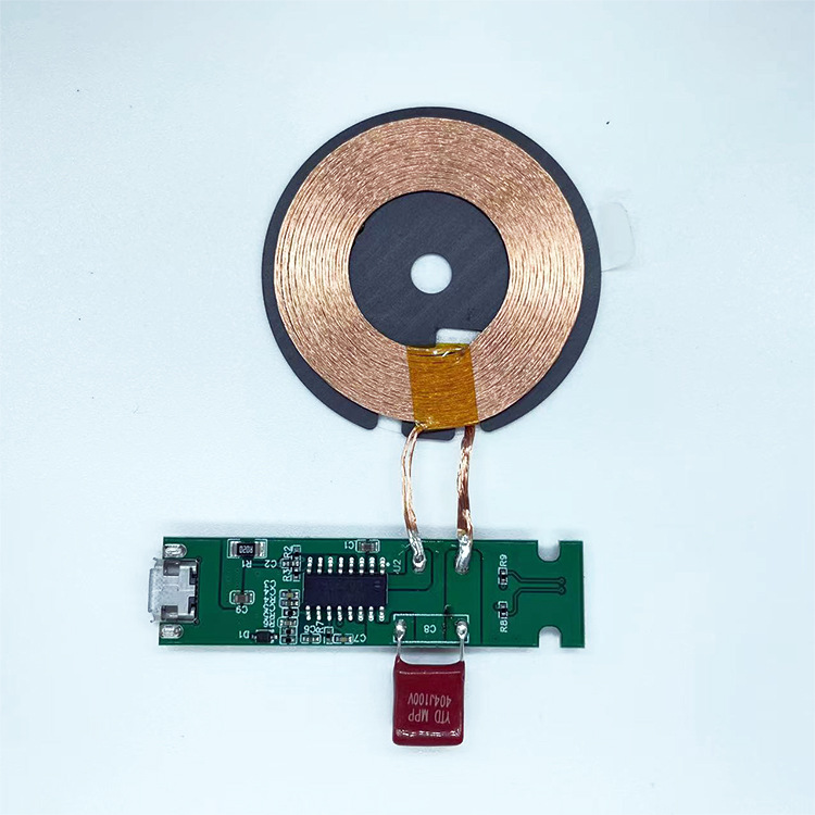 Wireless Charging Receiver PCBA Module 2.5-3W for Various Low Power Smart Products