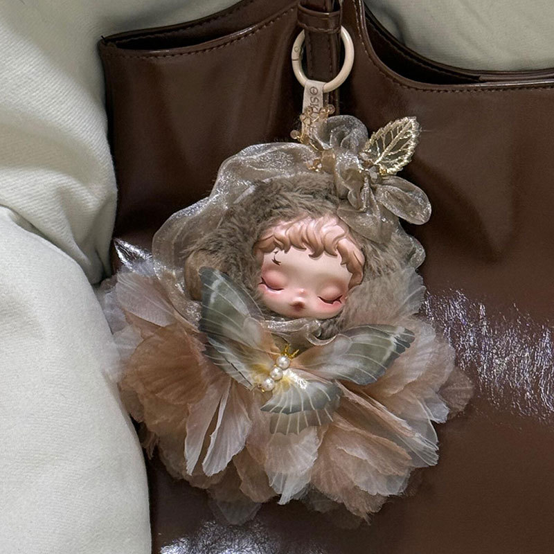 Only doll clothes] Suitable for SP Light Garden series vinyl doll clothes Mumu hair ornament flower skirt butterfly set