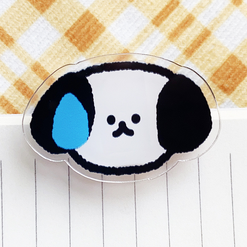 Sealing Clip Fridge Magnet Magnetic Sealing Clip Baby Food Clip Cartoon Snack Kitchen Household Acrylic Clip