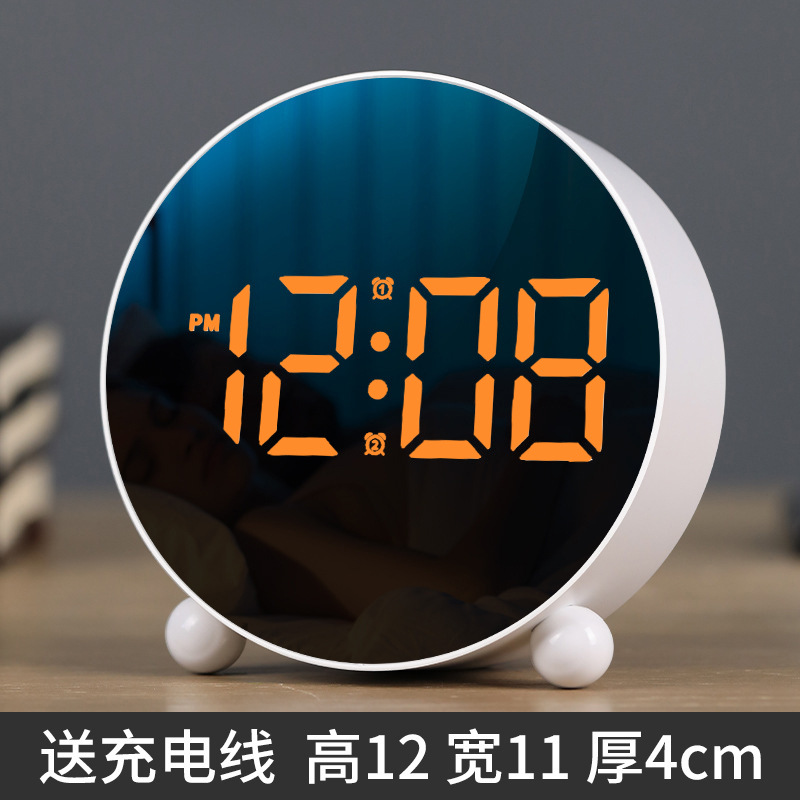 Simple alarm clock LED electronic clock children's home electronic clock bedside clock temperature clock student alarm clock