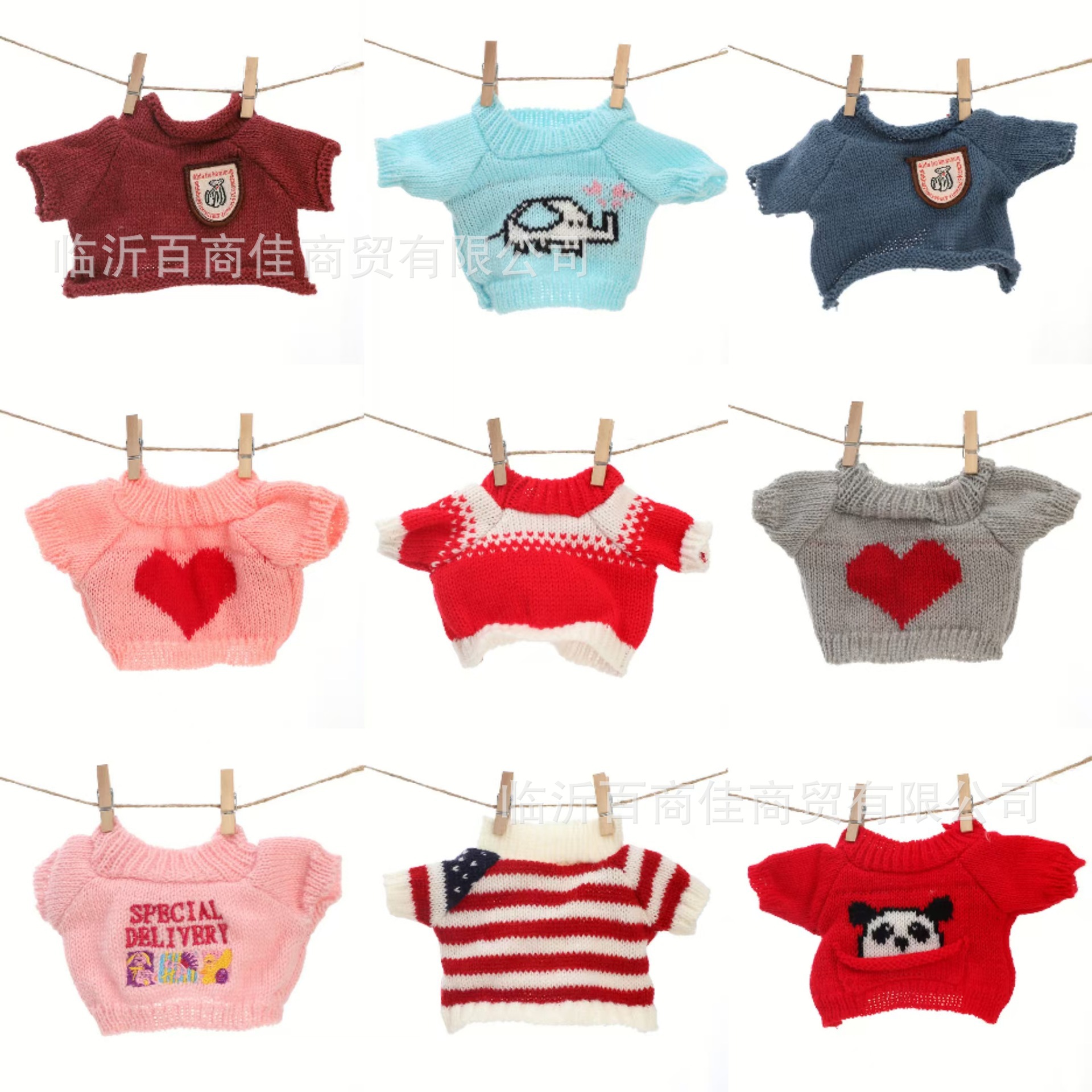 30cm bear plush toy clothes teddy bear dress up bear plush sweater accessories plush toy sweater hoodie