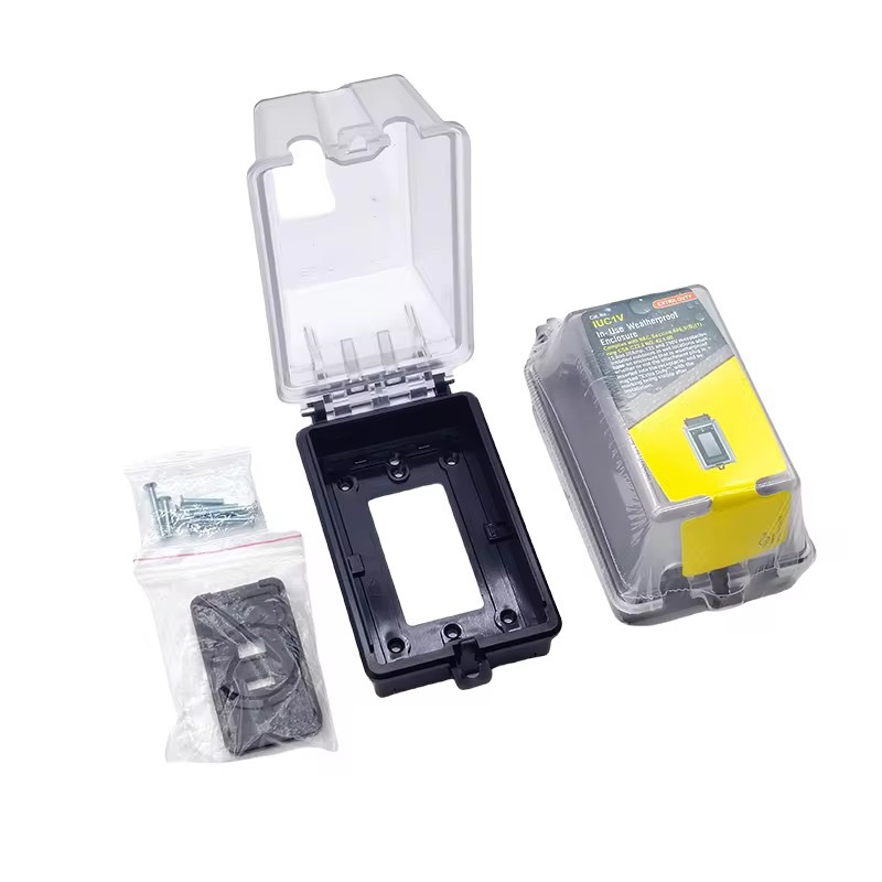 US UL American standard outdoor waterproof socket box, GFCI/Duplex/Toggle rainproof cover plate waterproof
