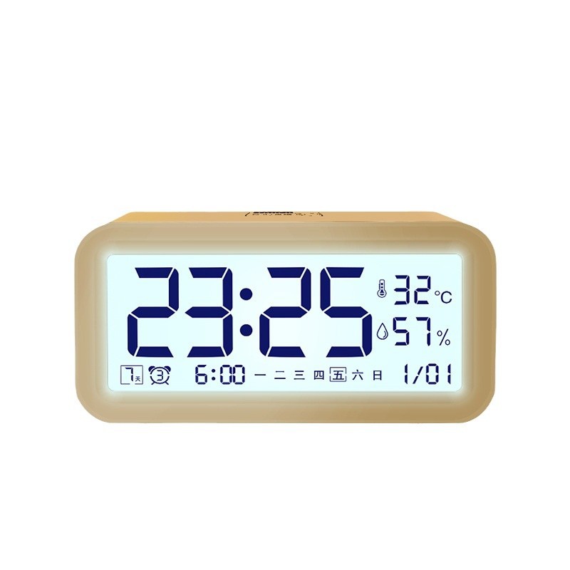 Alarm Clock Student Children Dormitory Bedside Simple Alarm Charging Version Smart Electronic Clock Night Light