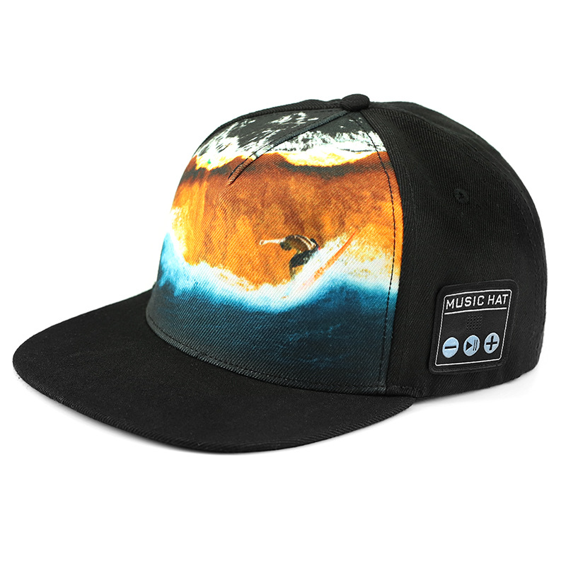 Bluetooth Speaker Hat Men's Women's Street Hip Hop Music Headphone Baseball Cap