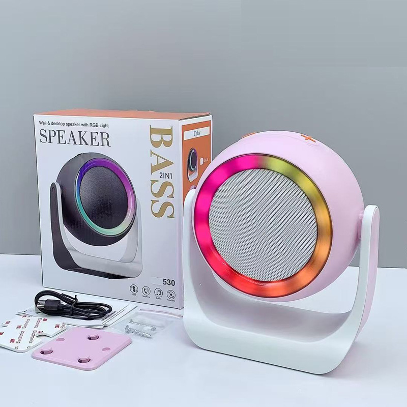 Wireless Bluetooth Speaker Small Steel Cannon Outdoor Home High Power Bass Wall-mounted Commercial Small Desktop Speaker